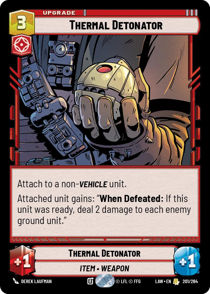 Thermal Detonator (201/264) (201/264) [A Lawless Time] | Cards and Coasters CA