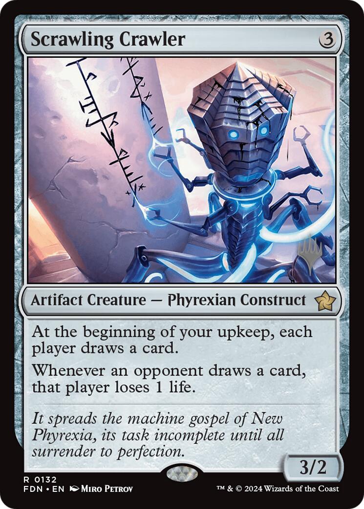 Scrawling Crawler [Lorwyn Eclipsed Promos] | Cards and Coasters CA