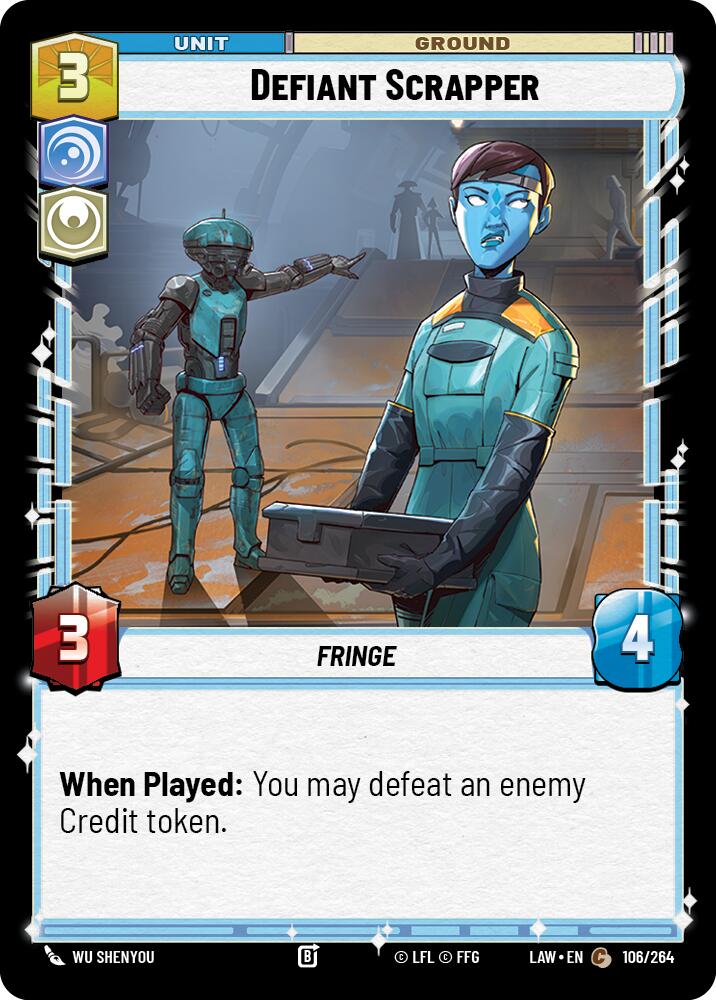 Defiant Scrapper (106/264) (106/264) [A Lawless Time] | Cards and Coasters CA