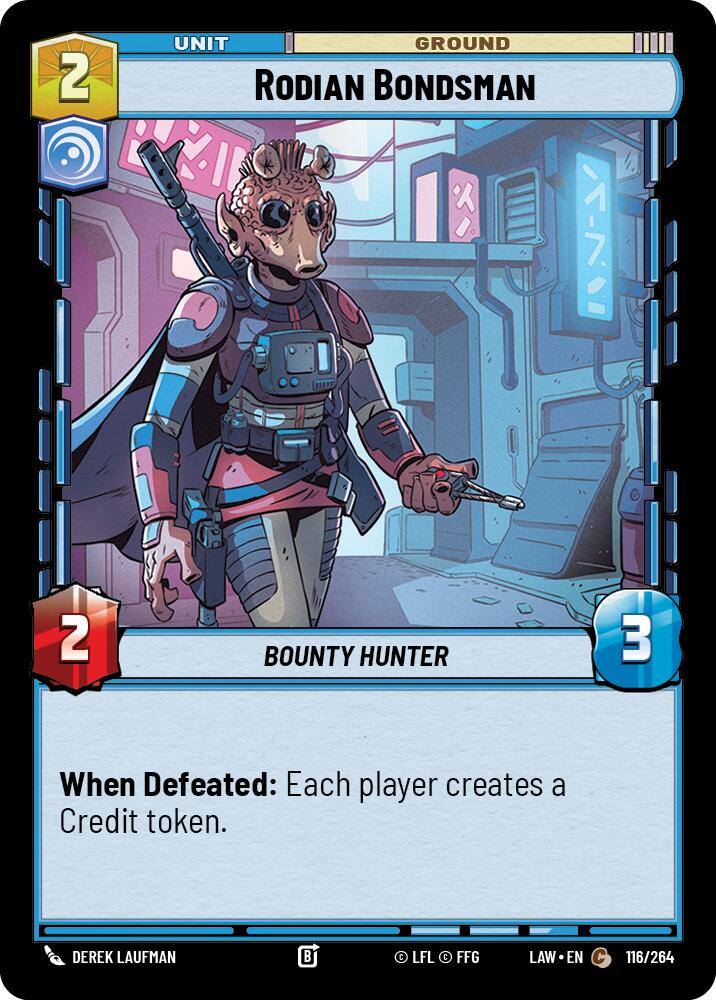 Rodian Bondsman (116/264) (116/264) [A Lawless Time] | Cards and Coasters CA