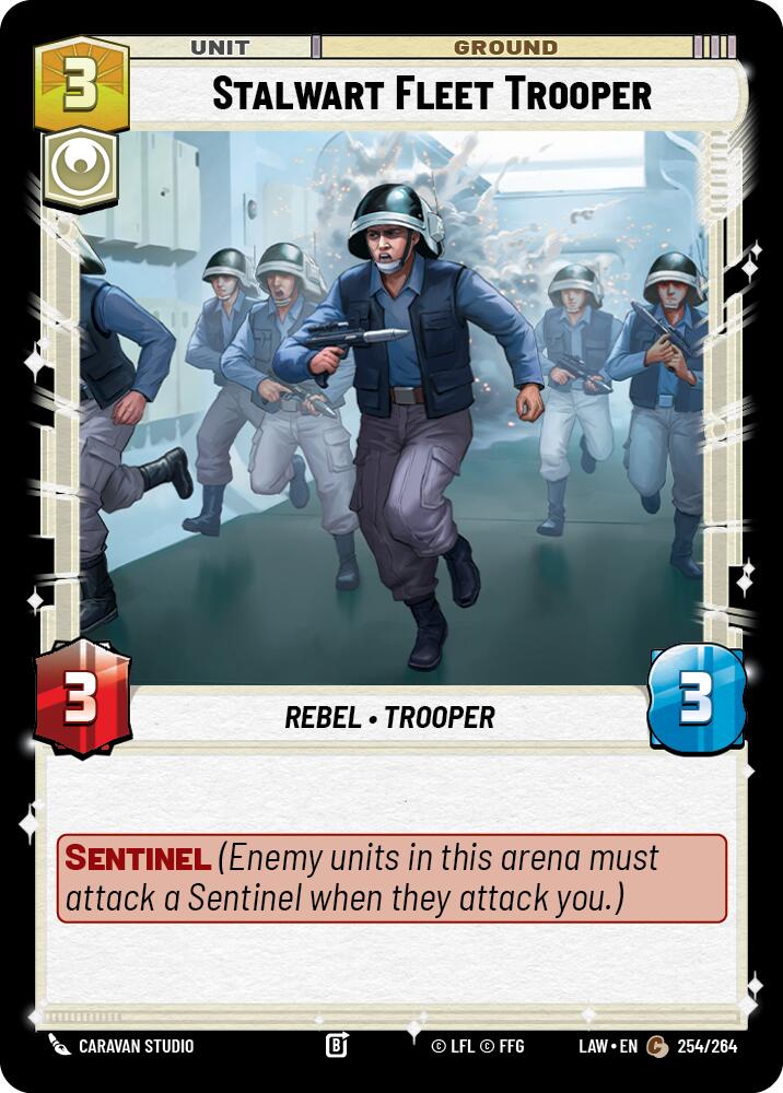Stalwart Fleet Trooper (254/264) (254/264) [A Lawless Time] | Cards and Coasters CA
