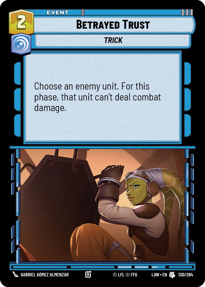 Betrayed Trust (130/264) (130/264) [A Lawless Time] | Cards and Coasters CA