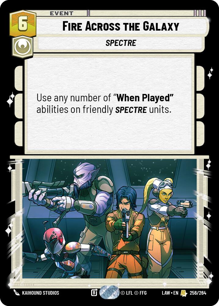 Fire Across the Galaxy (256/264) (256/264) [A Lawless Time] | Cards and Coasters CA