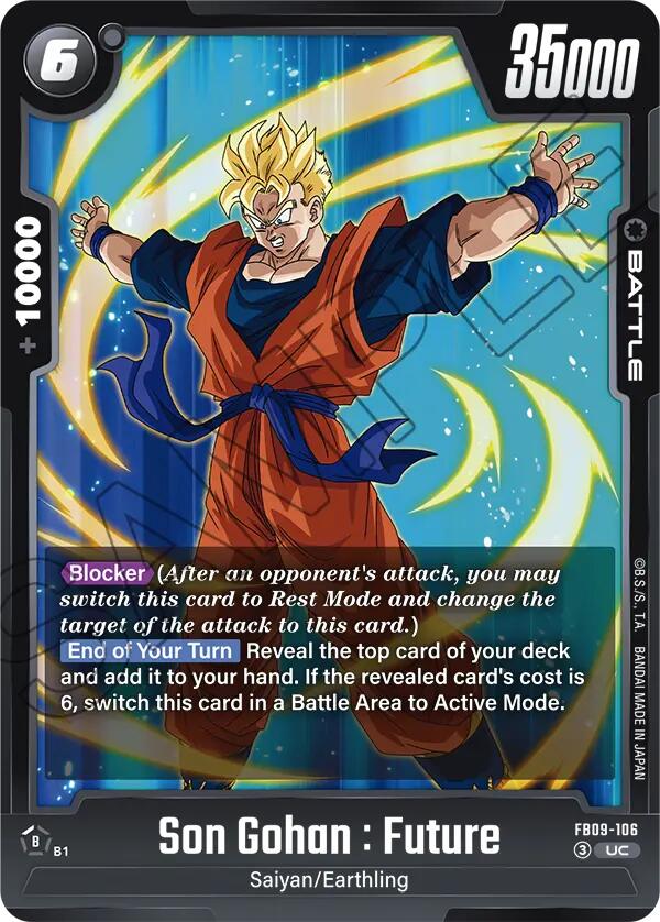 Son Gohan : Future [Dual Evolution] | Cards and Coasters CA