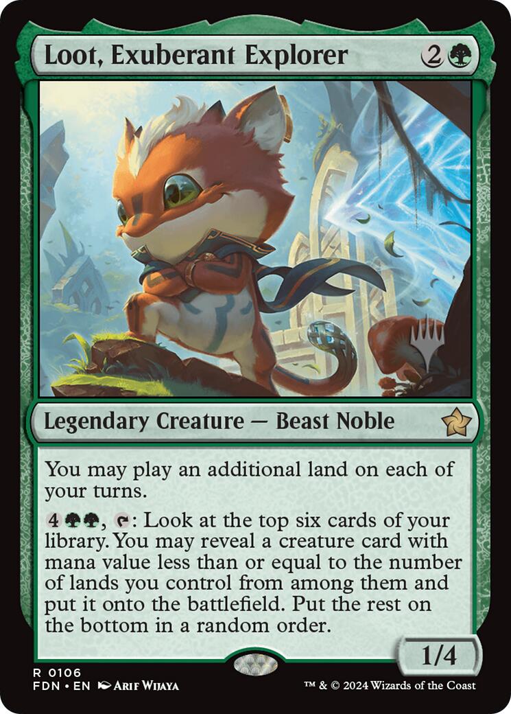 Loot, Exuberant Explorer [Lorwyn Eclipsed Promos] | Cards and Coasters CA