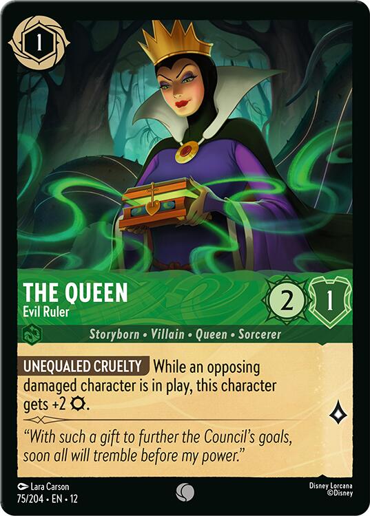 The Queen - Evil Ruler (75/204) [Wilds Unknown] | Cards and Coasters CA