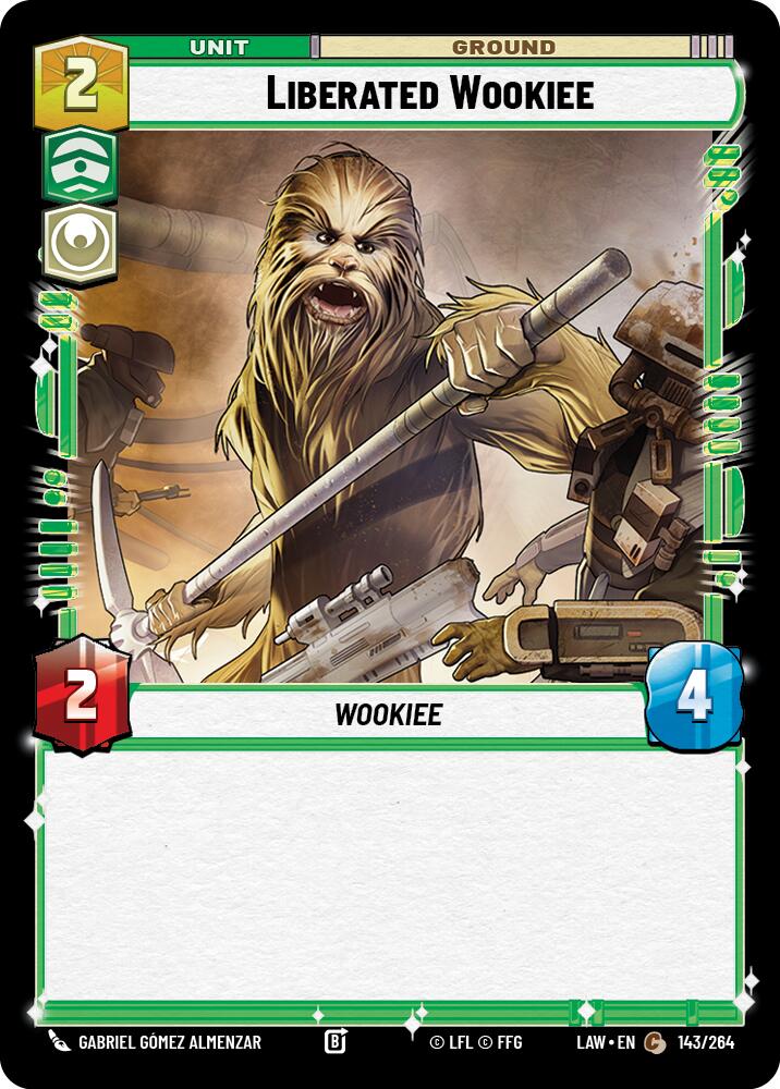 Liberated Wookie (143/264) (143/264) [A Lawless Time] | Cards and Coasters CA
