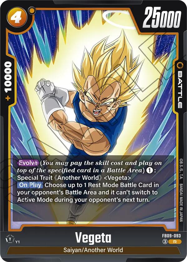 Vegeta (FB09-093) [Dual Evolution] | Cards and Coasters CA