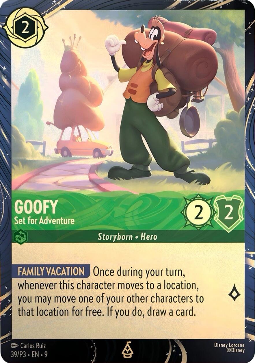 Goofy - Set for Adventure (39) [Promo Cards] | Cards and Coasters CA