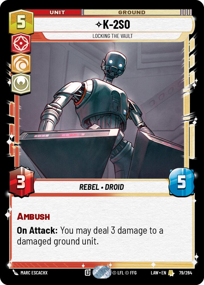K-2S0 - Locking the Vault (79/264) (79/264) [A Lawless Time] | Cards and Coasters CA