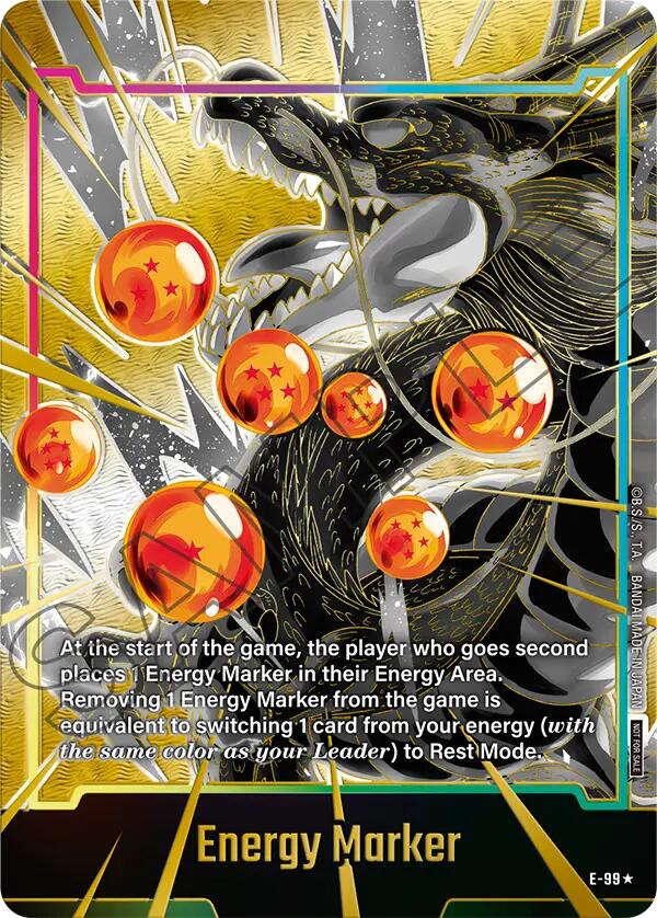 Energy Marker (E-99) (Gold) [Fusion World Energy Markers] | Cards and Coasters CA