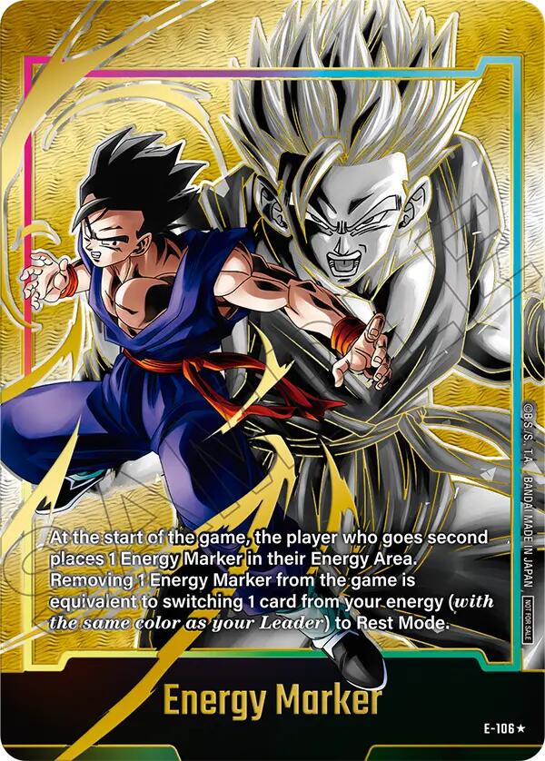Energy Marker (E-106) (Gold) [Fusion World Energy Markers] | Cards and Coasters CA