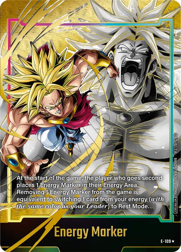 Energy Marker (E-109) (Gold) [Fusion World Energy Markers] | Cards and Coasters CA