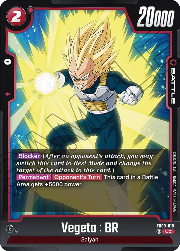 Vegeta : BR (FB09-019) [Dual Evolution] | Cards and Coasters CA