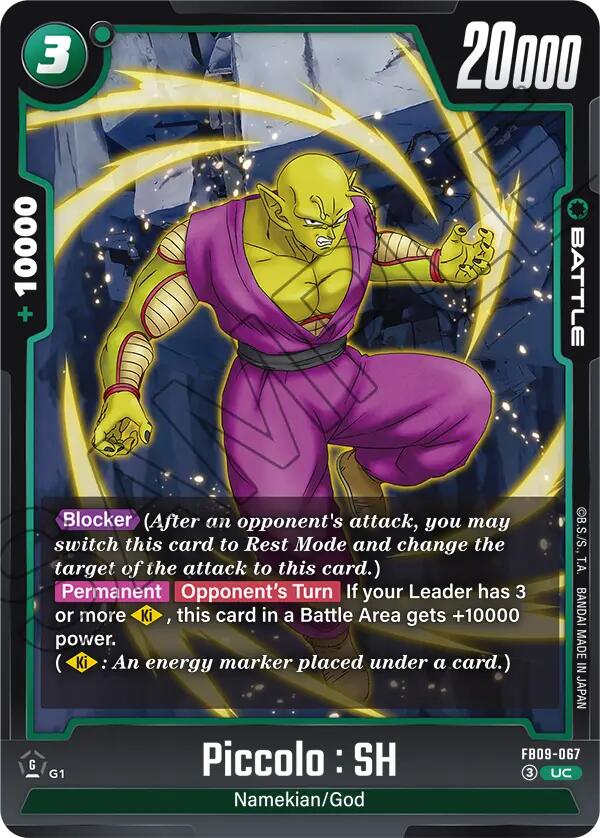 Piccolo : SH (FB09-067) [Dual Evolution] | Cards and Coasters CA