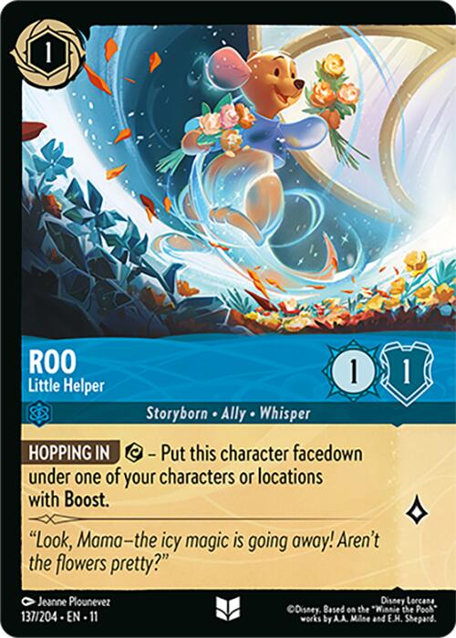 Roo - Little Helper (Foil) (137/204) [Winterspell] | Cards and Coasters CA