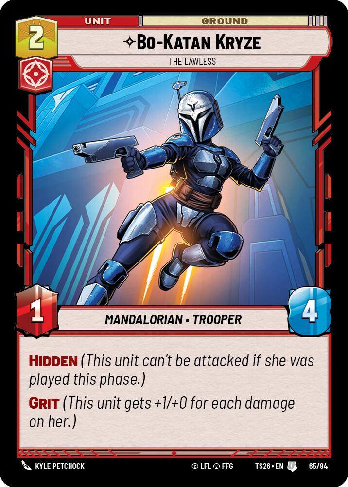 Bo-Katan Kryze - The Lawless (65/64) (65/64) [Twin Suns] | Cards and Coasters CA