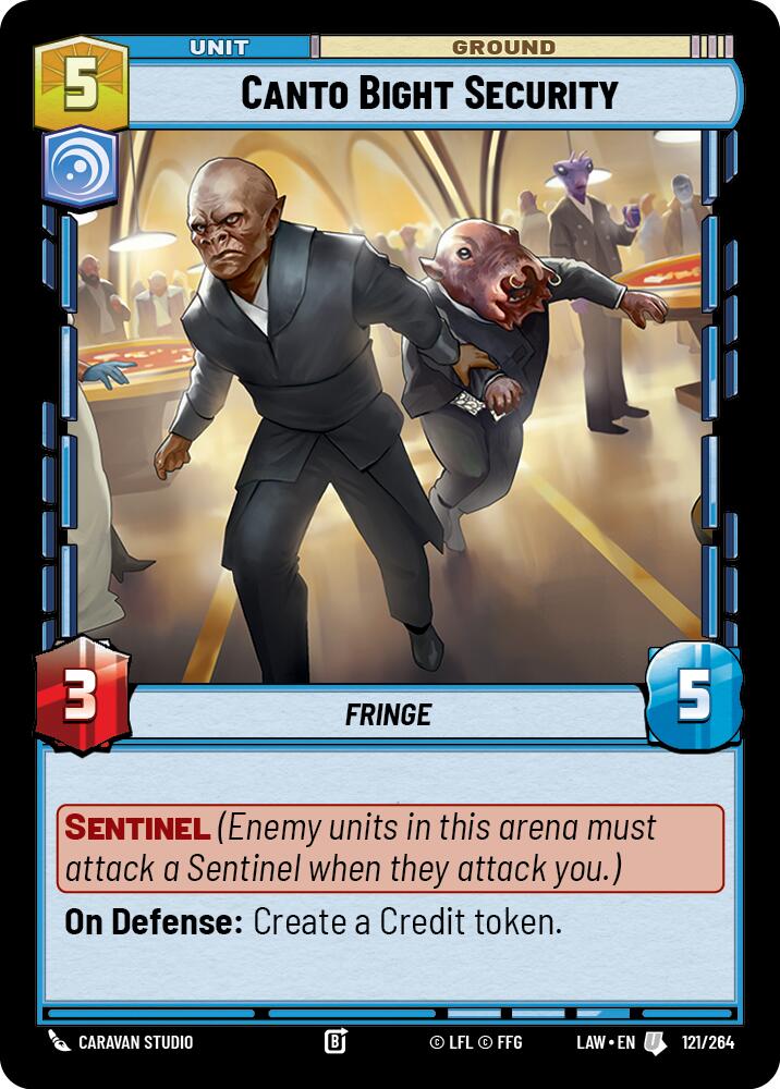 Canto Bight Security (121/264) (121/264) [A Lawless Time] | Cards and Coasters CA
