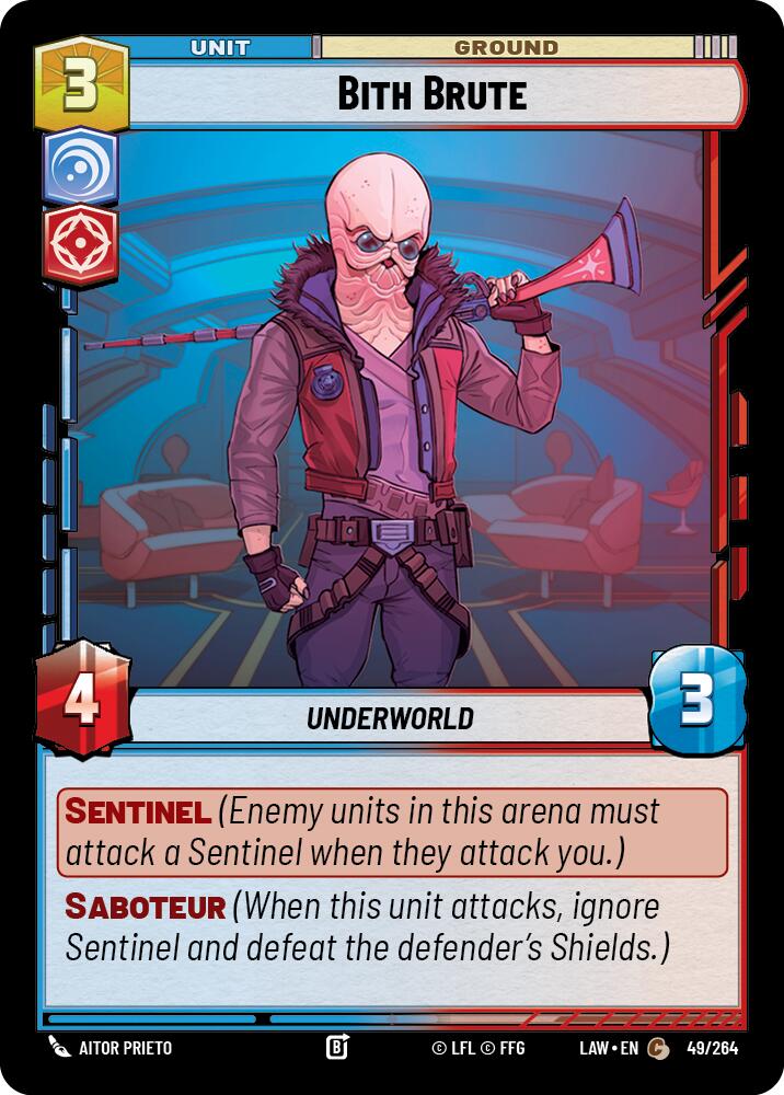Bith Brute (49/264) (49/264) [A Lawless Time] | Cards and Coasters CA