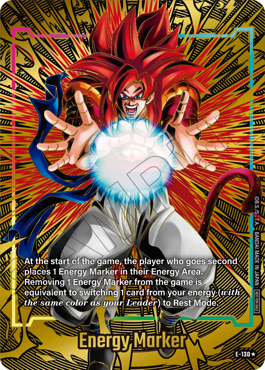 Energy Marker (E-130) (Gold) [Fusion World Energy Markers] | Cards and Coasters CA