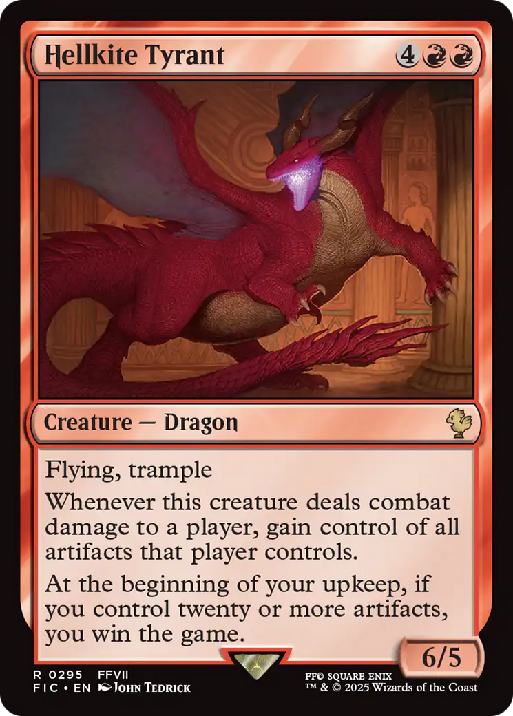 Hellkite Tyrant [FINAL FANTASY Commander] | Cards and Coasters CA