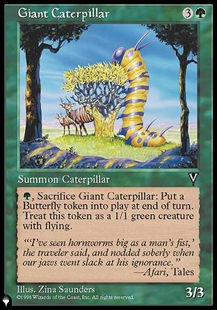 Giant Caterpillar [The List] | Cards and Coasters CA