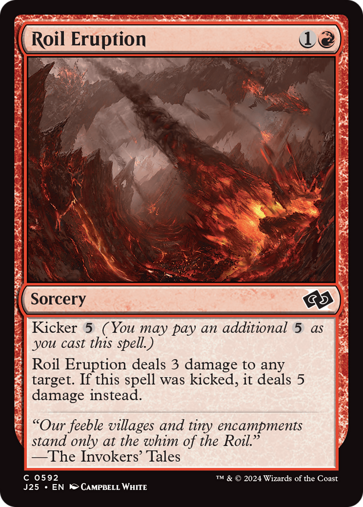 Roil Eruption [Foundations Jumpstart] | Cards and Coasters CA