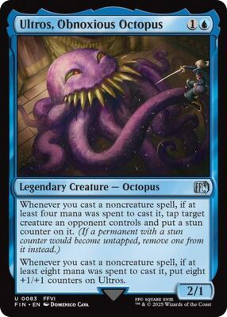 Ultros, Obnoxious Octopus [FINAL FANTASY] | Cards and Coasters CA
