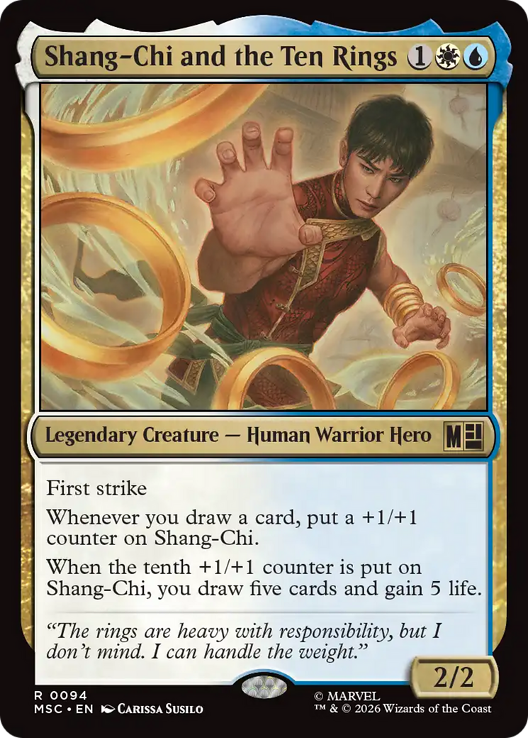 Shang-Chi and the Ten Rings [Marvel Super Heroes Commander] | Cards and Coasters CA