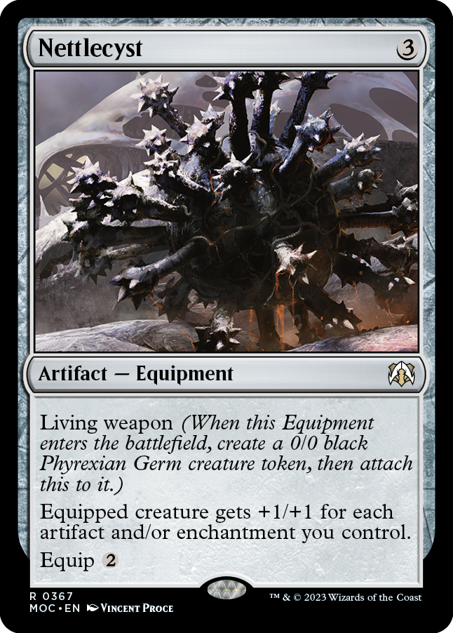 Nettlecyst [March of the Machine Commander] | Cards and Coasters CA