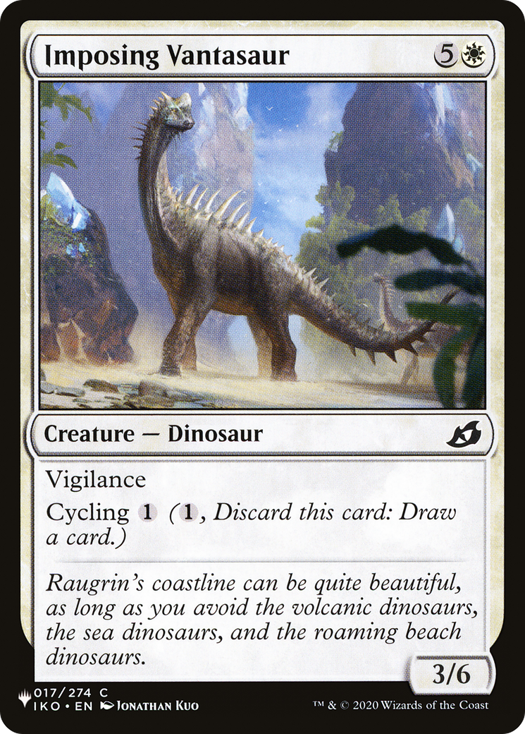 Imposing Vantasaur [The List Reprints] | Cards and Coasters CA