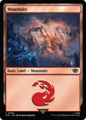 Mountain (268) [The Lord of the Rings: Tales of Middle-Earth] | Cards and Coasters CA