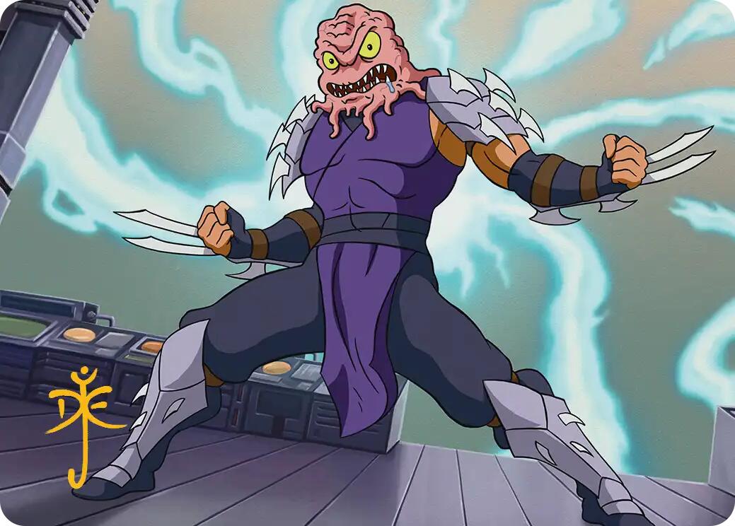 Krang & Shredder Art Card (Gold-Stamped Signature) [Teenage Mutant Ninja Turtles Art Series] | Cards and Coasters CA