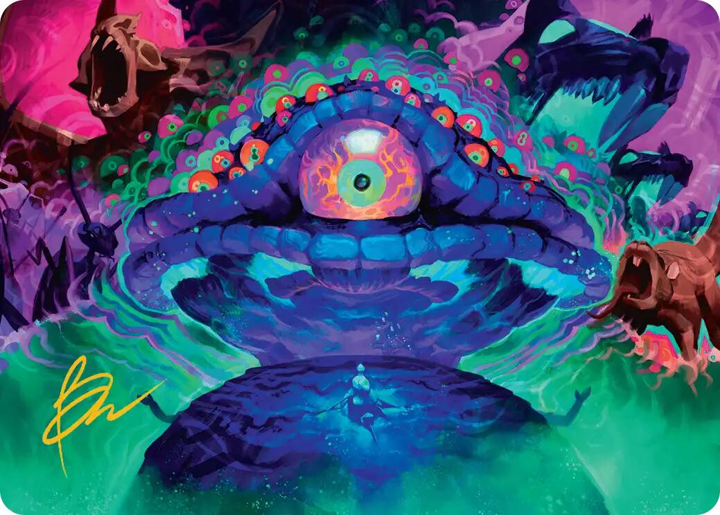 Humongous Fungus Art Card (Gold-Stamped Signature) [Teenage Mutant Ninja Turtles Art Series] | Cards and Coasters CA