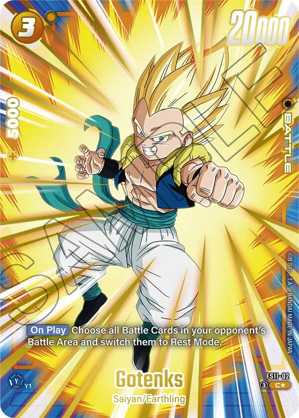 Gotenks (FS11-02) (Gold) [Starter Deck EX: The Phase of Evolution] | Cards and Coasters CA