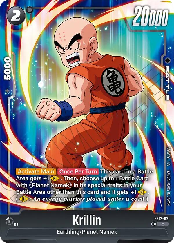 Krillin (FS12-02) [Starter Deck EX: The Beat of Ki] | Cards and Coasters CA