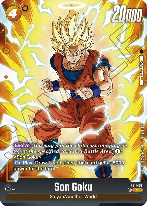Son Goku (FS11-06) [Starter Deck EX: The Phase of Evolution] | Cards and Coasters CA