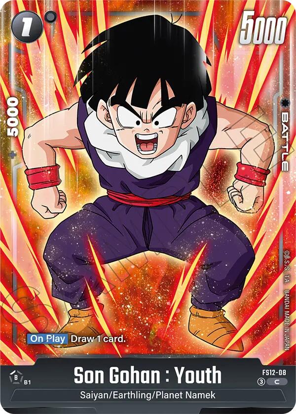 Son Gohan : Youth (FS12-08) [Starter Deck EX: The Beat of Ki] | Cards and Coasters CA