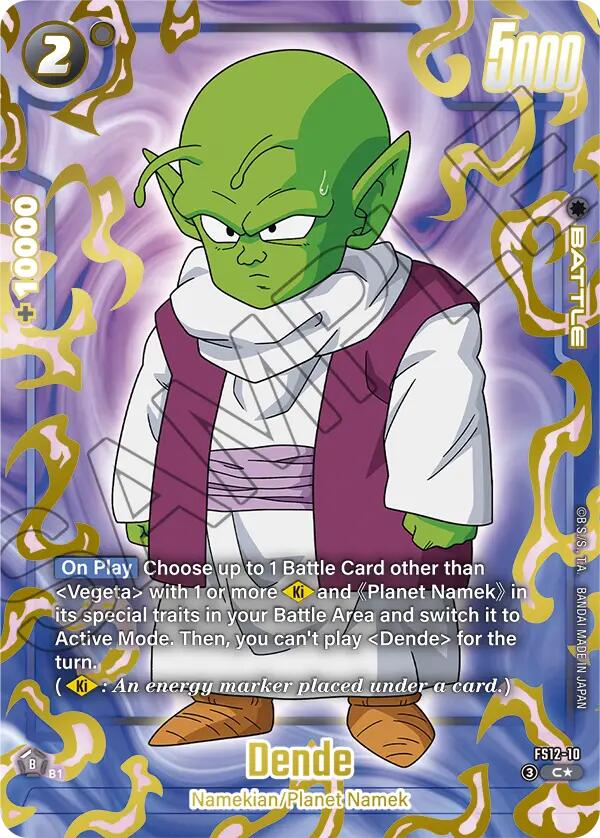 Dende (Gold) [Starter Deck EX: The Beat of Ki] | Cards and Coasters CA