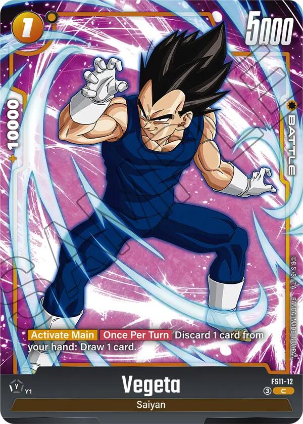 Vegeta (FS11-12) [Starter Deck EX: The Phase of Evolution] | Cards and Coasters CA