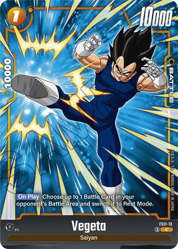 Vegeta (FS11-13) [Starter Deck EX: The Phase of Evolution] | Cards and Coasters CA