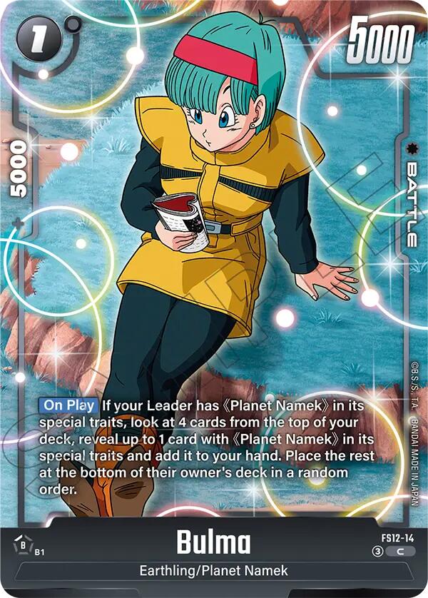 Bulma (FS12-14) [Starter Deck EX: The Beat of Ki] | Cards and Coasters CA