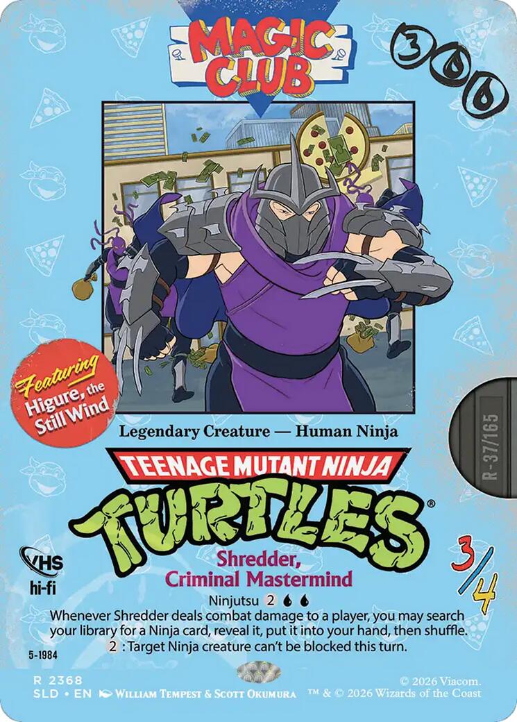 Shredder, Criminal Mastermind - Higure, the Still Wind [Secret Lair Drop Series] | Cards and Coasters CA