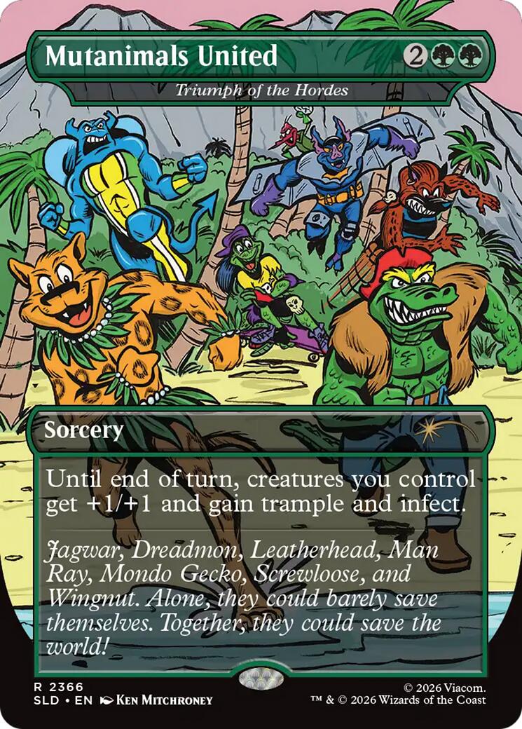 Mutanimals United - Triumph of the Hordes [Secret Lair Drop Series] | Cards and Coasters CA