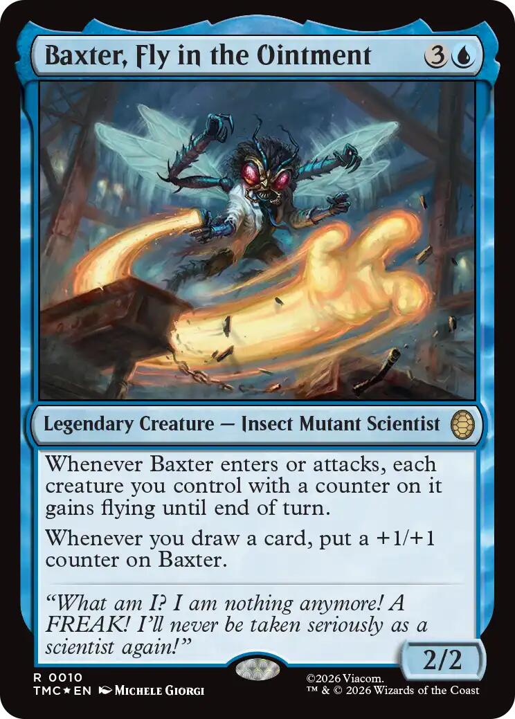 Baxter, Fly in the Ointment (Surge Foil) [Teenage Mutant Ninja Turtles Commander] | Cards and Coasters CA