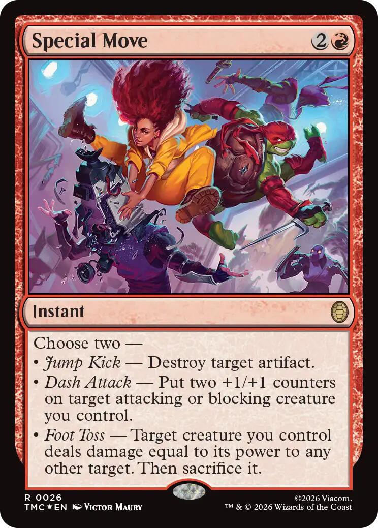 Special Move (Surge Foil) [Teenage Mutant Ninja Turtles Commander] | Cards and Coasters CA