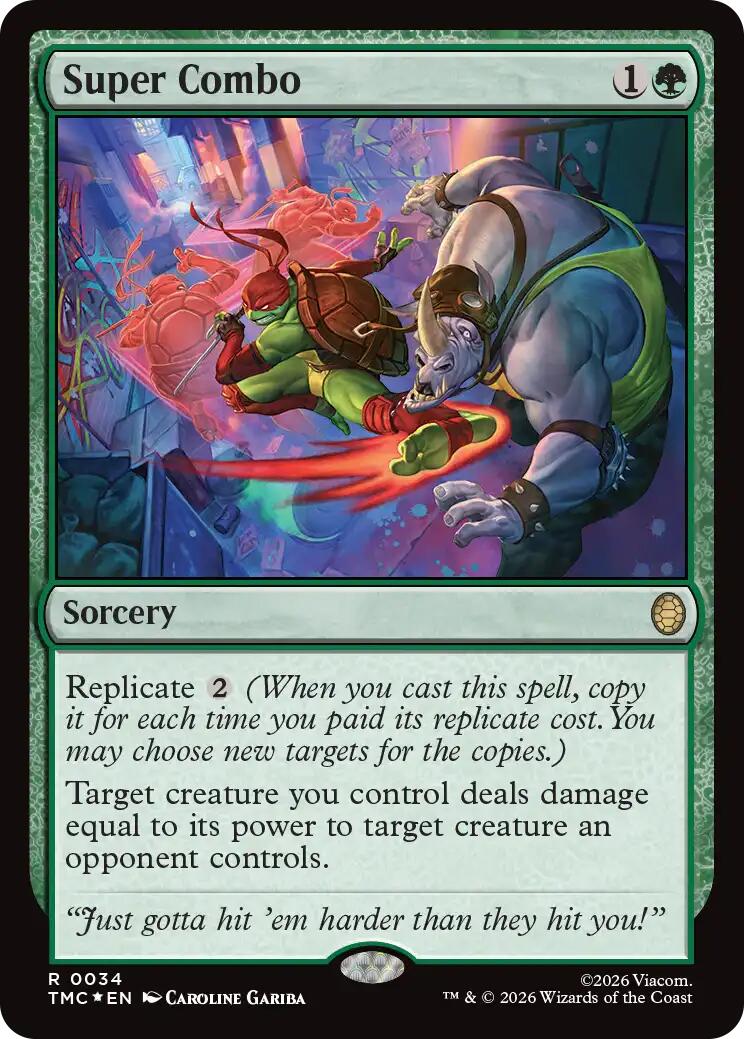 Super Combo (Surge Foil) [Teenage Mutant Ninja Turtles Commander] | Cards and Coasters CA