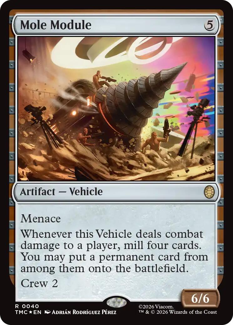 Mole Module (Surge Foil) [Teenage Mutant Ninja Turtles Commander] | Cards and Coasters CA