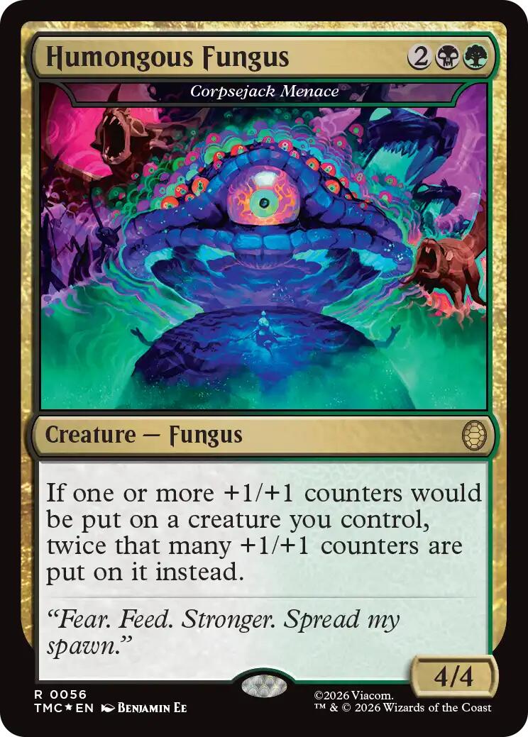 Humongous Fungus - Corpsejack Menace (Surge Foil) [Teenage Mutant Ninja Turtles Commander] | Cards and Coasters CA