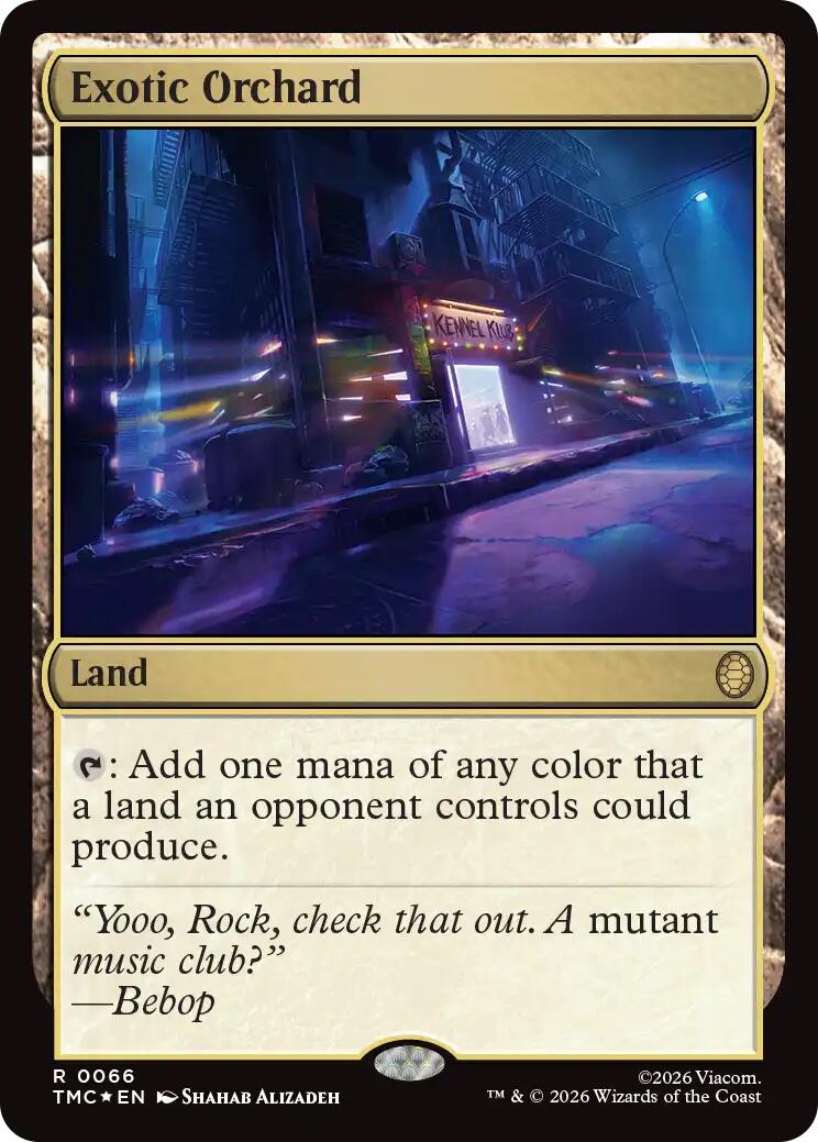 Exotic Orchard (Surge Foil) [Teenage Mutant Ninja Turtles Commander] | Cards and Coasters CA
